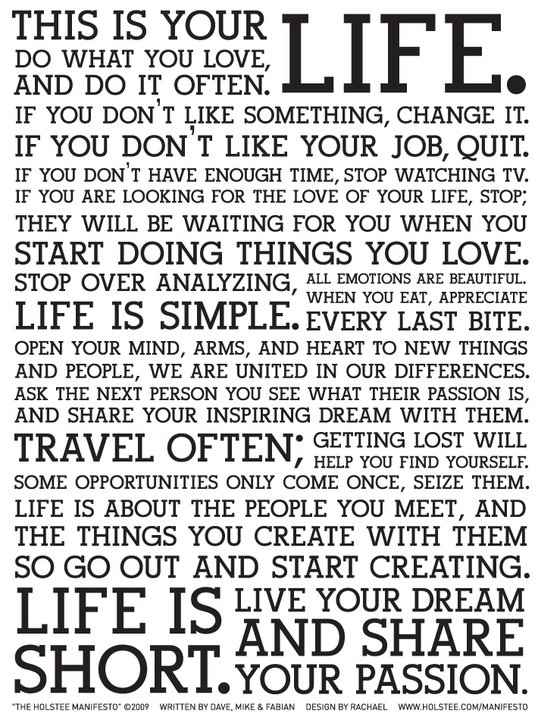 This is your life!
